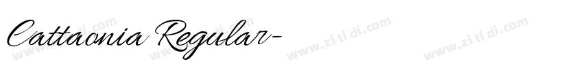 Cattaonia Regular字体转换 Cattaonia Regular字体转换